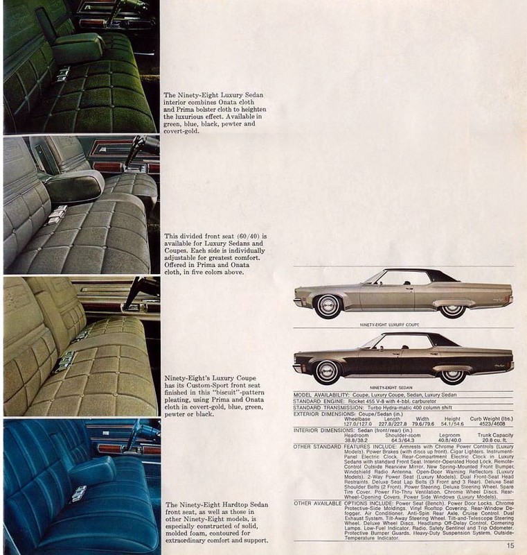 1972 Oldsmobile Full-Line Brochure Page 21